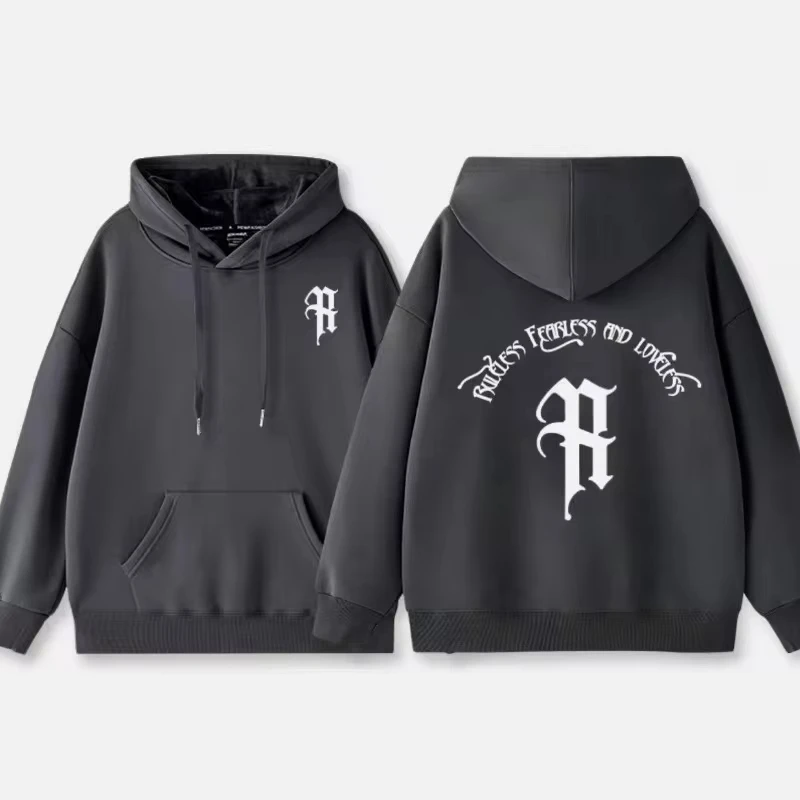 Trendy Brand Arc Letter R Printed Men's and Women's Pure Cotton Hoodie Trendy Fashion Outdoor Sports Crew Neck Sweater
Trendy Brand Arc Letter R Printed Men's and Women's Pure Cotton Hoodie Trendy Fashion Outdoor Sports Crew Neck Sweater