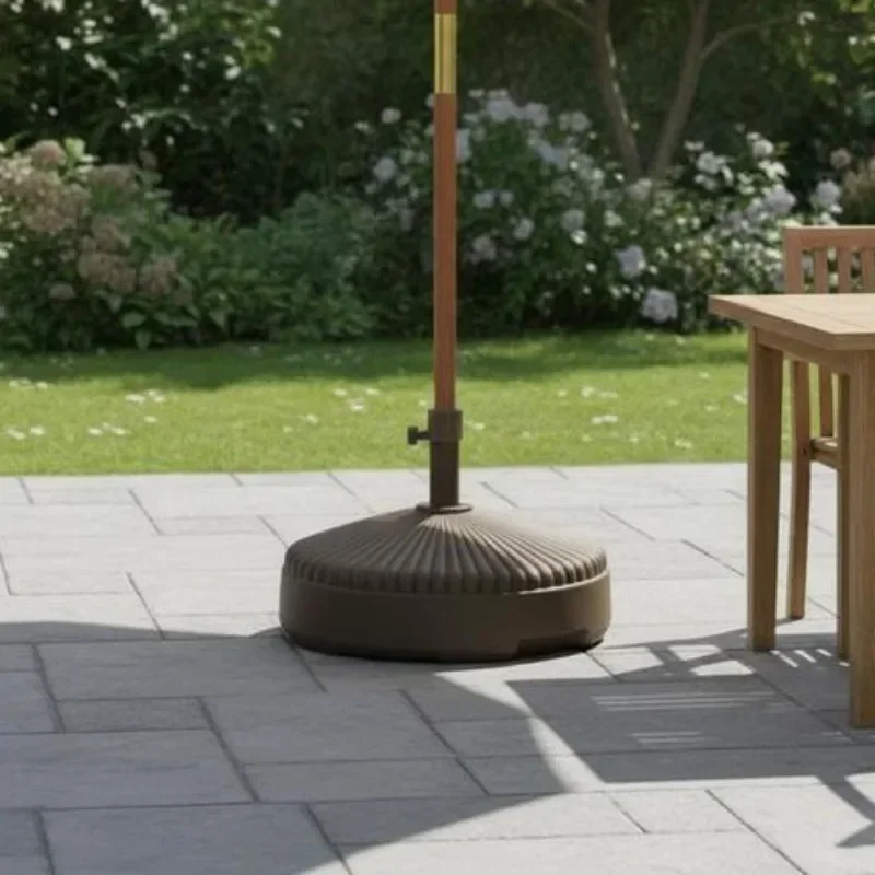 Garden Parasol Base Holder, 28kg Sand Filled, 23kg Water Filled, Sun Umbrella Base Outdoor Umbrella Stand Weight, Brown
Garden Parasol Base Holder, 28kg Sand Filled, 23kg Water Filled, Sun Umbrella Base Outdoor Umbrella Stand Weight, Brown