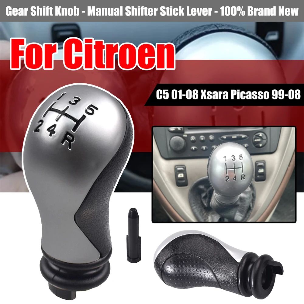 Car Gear Shif t Knob 5 Speed Car Gear Shif t Shif ter Knob Stick Head Manual Replacement For Citroen C5 2001-2008 Xsara Picasso
Car Gear Shif t Knob 5 Speed Car Gear Shif t Shif ter Knob Stick Head Manual Replacement For Citroen C5 2001-2008 Xsara Picasso