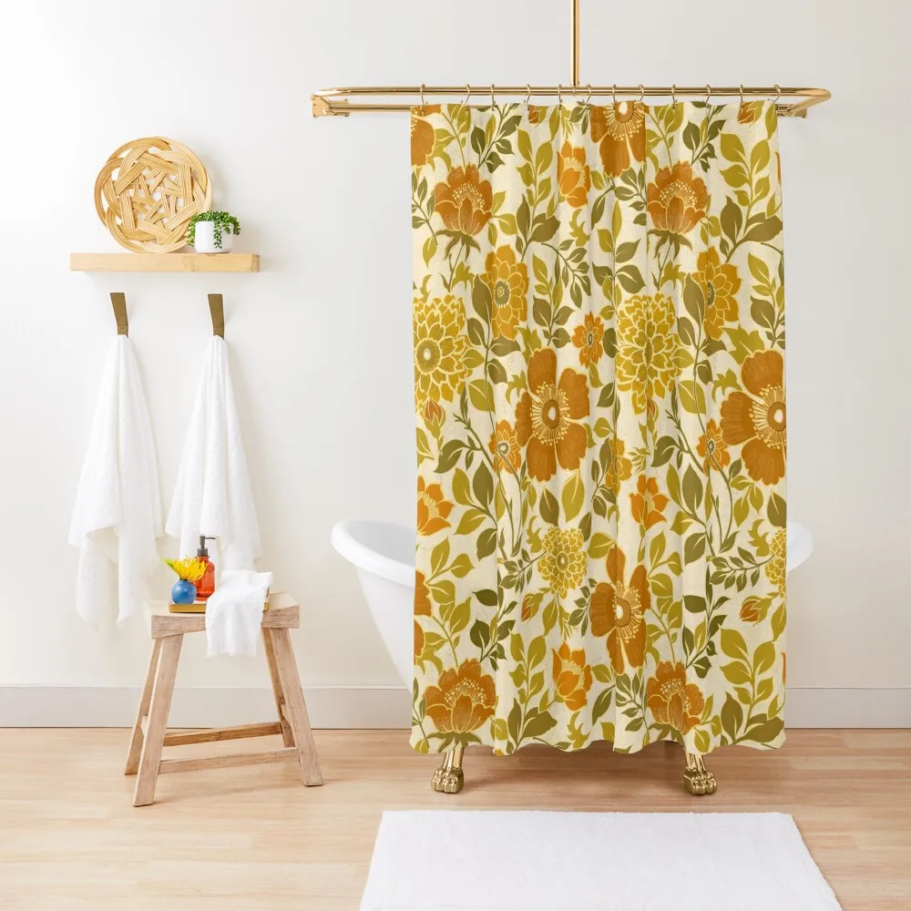 70s retro vintage warm color flower pattern, boho, hippie, orange and yellow Shower Curtain Cover Set For Bathroom Curtain
70s retro vintage warm color flower pattern, boho, hippie, orange and yellow Shower Curtain Cover Set For Bathroom Curtain