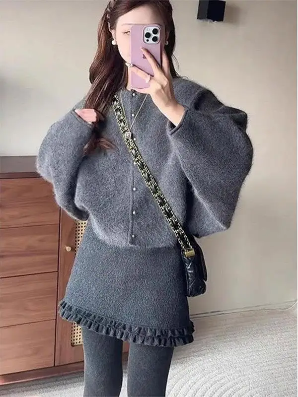 Юбка трапециевидной формы с кружевной отделкой и ушками, большие размеры 300, милая сестра, маленькая Fraance, женская осенне-зимняя юбка с высокой талией или
Юбка трапециевидной формы с кружевной отделкой и ушками, большие размеры 300, милая сестра, маленькая Fraance, женская осенне-зимняя юбка с высокой талией или