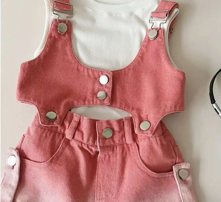 New Baby Girls Summer Fashion 3 Pieces Set T-Shirt Vest + Shorts Princess Cute Suits 2-7 T
New Baby Girls Summer Fashion 3 Pieces Set T-Shirt Vest + Shorts Princess Cute Suits 2-7 T