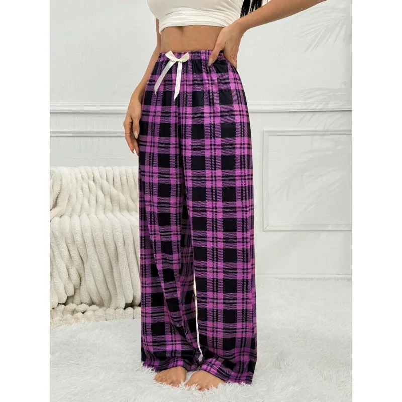 Plaid Print Sleep Pants C 33289 Neutral Style Casual Trousers for Women Spring Season Other Material 100% Comfortable Fit
Plaid Print Sleep Pants C 33289 Neutral Style Casual Trousers for Women Spring Season Other Material 100% Comfortable Fit