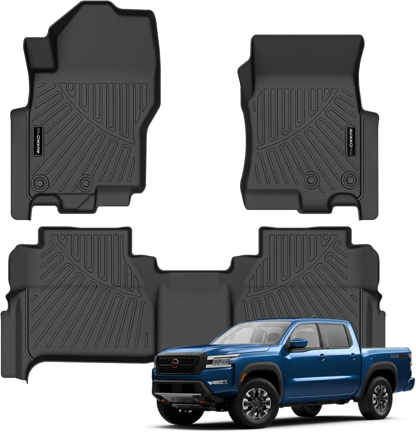 Всепогодные коврики для Nissan Frontier 2022-2026 Crew Cab, TPE-вкладыши, противоскользящие, без запаха
Всепогодные коврики для Nissan Frontier 2022-2026 Crew Cab, TPE-вкладыши, противоскользящие, без запаха