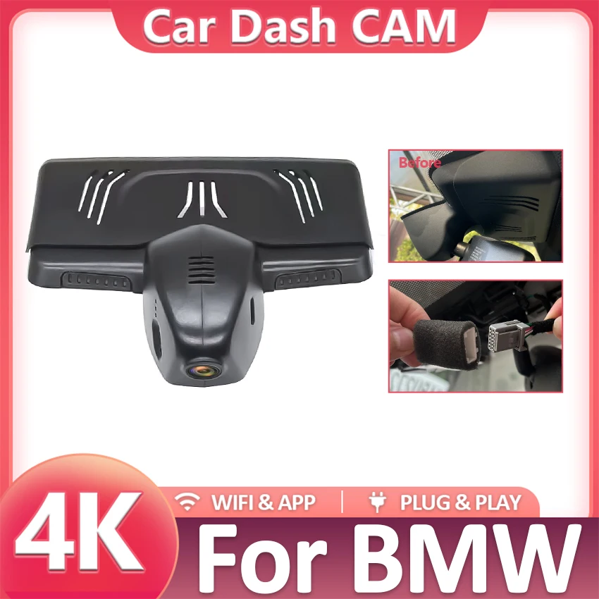 Car DVR 4K HD Video Recorder Plug and Play Dash Cam Camera For BMW X3 G01, X5 G05, X7 G07, 318i 320i G20 G21, 430i G22, 240I G42
Car DVR 4K HD Video Recorder Plug and Play Dash Cam Camera For BMW X3 G01, X5 G05, X7 G07, 318i 320i G20 G21, 430i G22, 240I G42