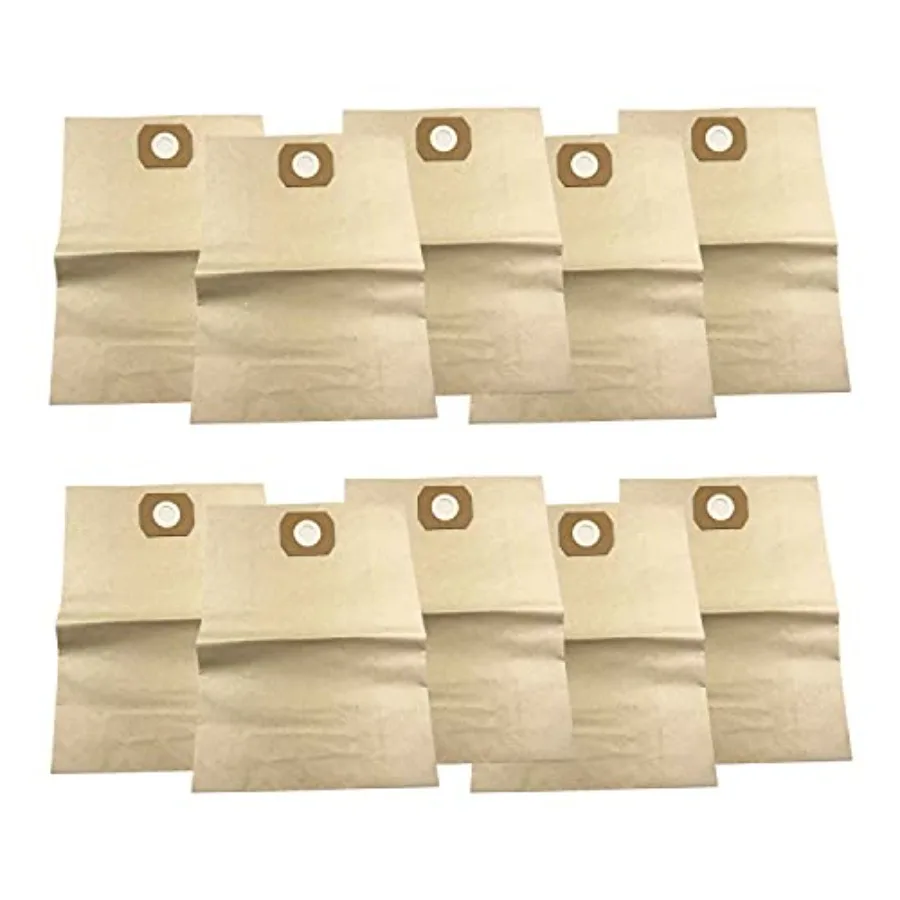 SWD-GB-10PK Vacuum Tank Universal Replacement Paper Filter Bag for Wet/Dry Shop Vac and Other Brands, 10 Pack
SWD-GB-10PK Vacuum Tank Universal Replacement Paper Filter Bag for Wet/Dry Shop Vac and Other Brands, 10 Pack