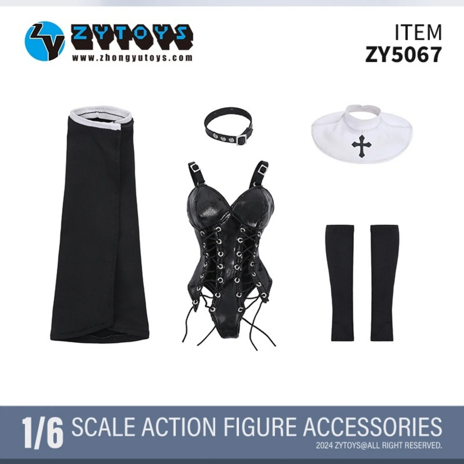 ZYTOYS 1/6 ZY5067 Nun Strap Bodysuit Clothing Model Fit 12'' Female Girl Action Figure
ZYTOYS 1/6 ZY5067 Nun Strap Bodysuit Clothing Model Fit 12'' Female Girl Action Figure