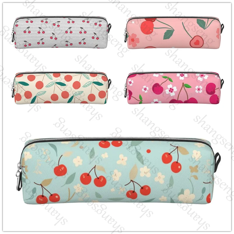 Cute Cartoon Cherry Pattern Leather Zipper Pencil Box Multifunctional Stationery Storage Bag Student Study Supplies Gift
Cute Cartoon Cherry Pattern Leather Zipper Pencil Box Multifunctional Stationery Storage Bag Student Study Supplies Gift