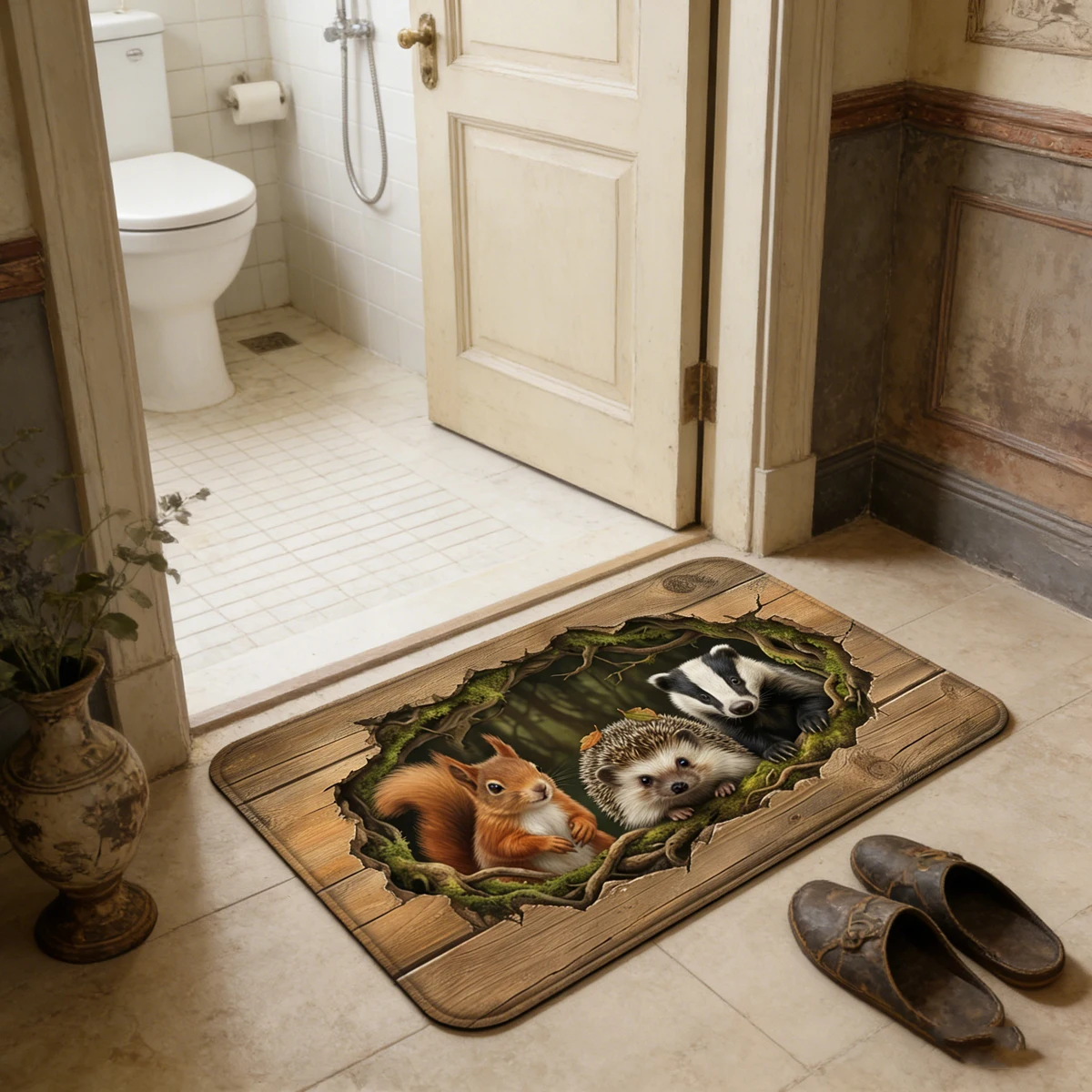 1 piece rectangular Animals pattern doormat, floor mat, carpet, home décor, outdoor decoration, suitable for living room, bedroo
1 piece rectangular Animals pattern doormat, floor mat, carpet, home décor, outdoor decoration, suitable for living room, bedroo