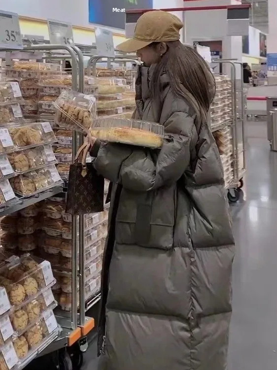 Корейское пуховое пальто с капюшоном Jaet 2025, зима, Новое поступление, теплое длинное пальто, наполнитель на пуху, тепло, гарантированная уличная мода
Корейское пуховое пальто с капюшоном Jaet 2025, зима, Новое поступление, теплое длинное пальто, наполнитель на пуху, тепло, гарантированная уличная мода