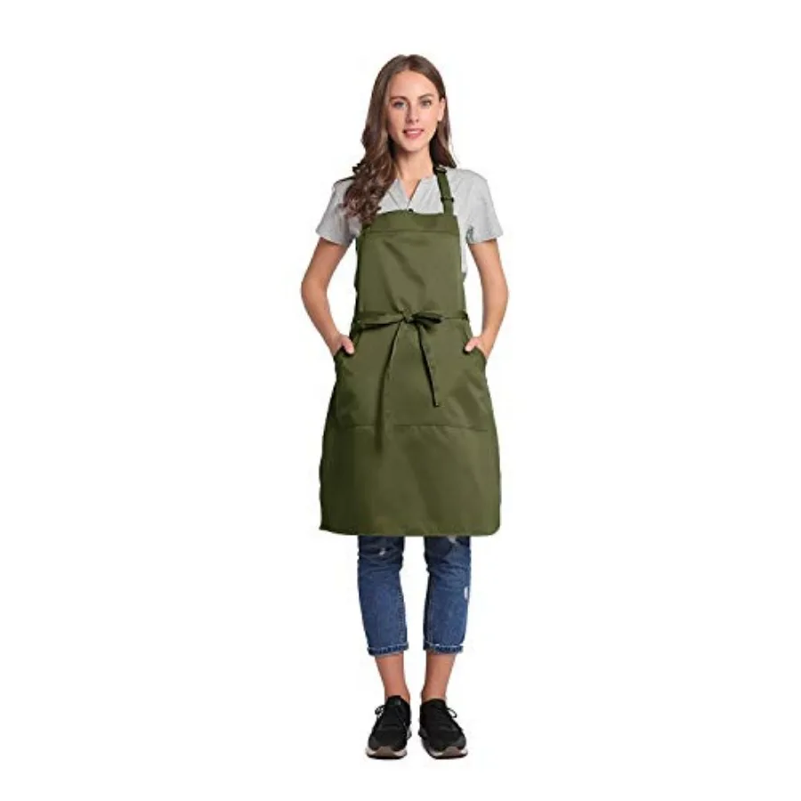 Adjustable Bib Apron with Long Ties for Women Men 18 Colors Chef Kitchen Cooking
Adjustable Bib Apron with Long Ties for Women Men 18 Colors Chef Kitchen Cooking