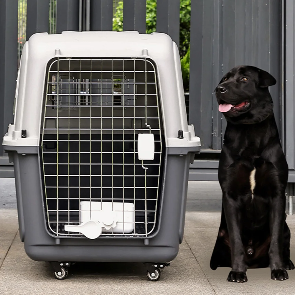 Heavy Duty Airline Travel Flight Carrier Length 33in/Width 21.6in/Height 25.2in Airline Approved Pet Carrier for Puppies Kittens
Heavy Duty Airline Travel Flight Carrier Length 33in/Width 21.6in/Height 25.2in Airline Approved Pet Carrier for Puppies Kittens