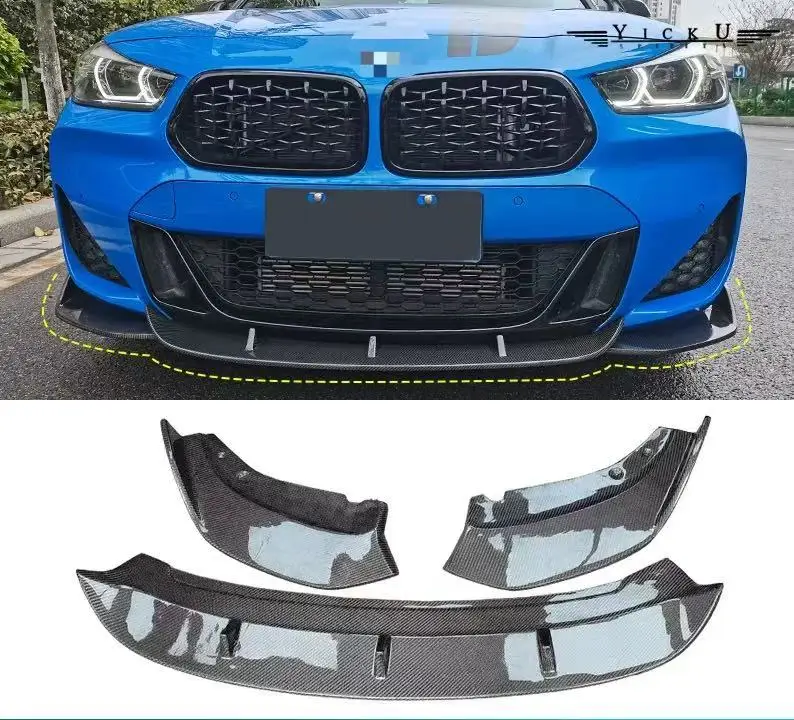 Customized carbon fiber body kit forBM W X2 F39, including front lip, rear lip, side skirts, rear wing, and roof wing 2019-2021
Customized carbon fiber body kit forBM W X2 F39, including front lip, rear lip, side skirts, rear wing, and roof wing 2019-2021