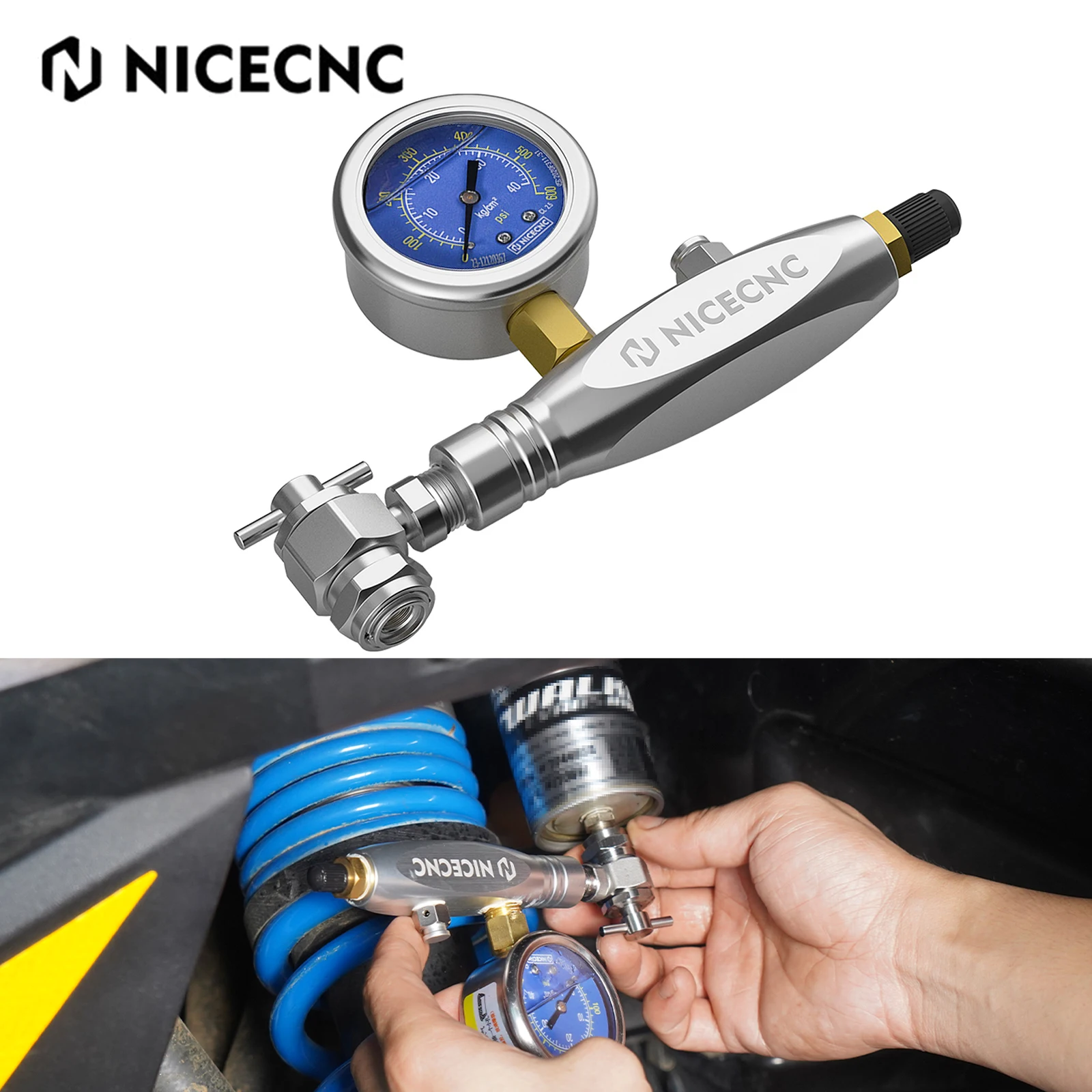 600PSI Nitrogen Regulator Filling Tool No Loss With Schrader Valve Shock For KTM Honda Suzuki Yamaha Raptor RZR Polaris CanAm
600PSI Nitrogen Regulator Filling Tool No Loss With Schrader Valve Shock For KTM Honda Suzuki Yamaha Raptor RZR Polaris CanAm