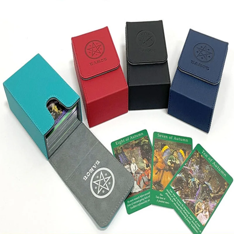 Портативный легкий органайзер для карт Таро из высококачественной искусственной кожи с большой вместимостью, для хранения колод и коллекций, настольный
Портативный легкий органайзер для карт Таро из высококачественной искусственной кожи с большой вместимостью, для хранения колод и коллекций, настольный