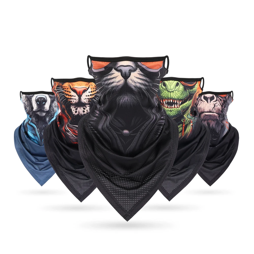 3D Animal Print Earloops Face Mask Breathable Motorcycle Riding Neck Face Protection Cover Anti-UV Cycling Tube Bandana Scarf
3D Animal Print Earloops Face Mask Breathable Motorcycle Riding Neck Face Protection Cover Anti-UV Cycling Tube Bandana Scarf