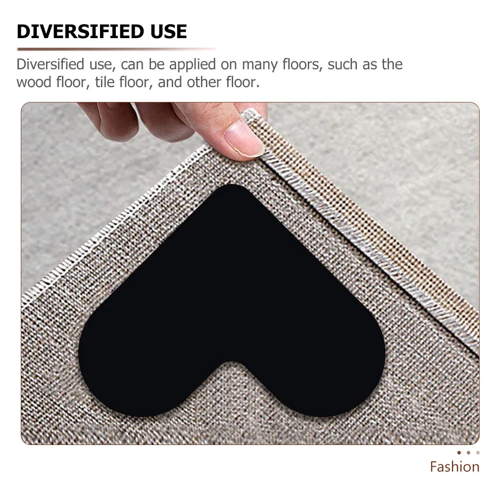 8Pcs Double Sided Anti Slip Carpet Grip Stickers Heart Shape Carpet Pads For Area Rugs
8Pcs Double Sided Anti Slip Carpet Grip Stickers Heart Shape Carpet Pads For Area Rugs
