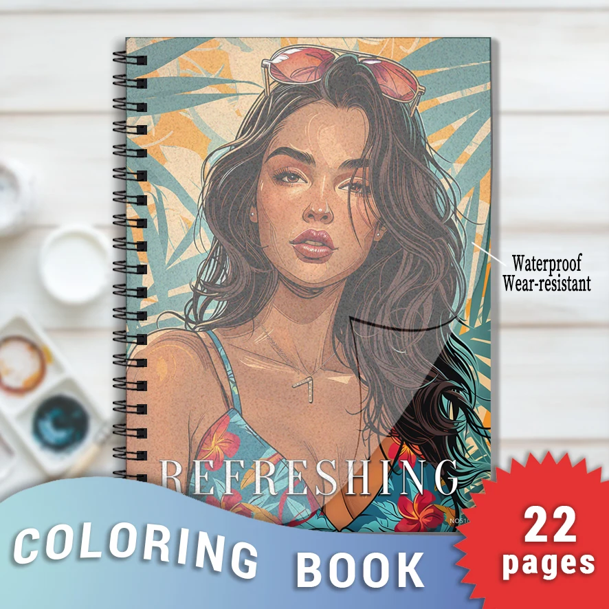 Adult Coloring Book 8.3x11.2 Inches 22 Pages Beauty Character Design Stress Relief Emotion Positivity Focus
Adult Coloring Book 8.3x11.2 Inches 22 Pages Beauty Character Design Stress Relief Emotion Positivity Focus