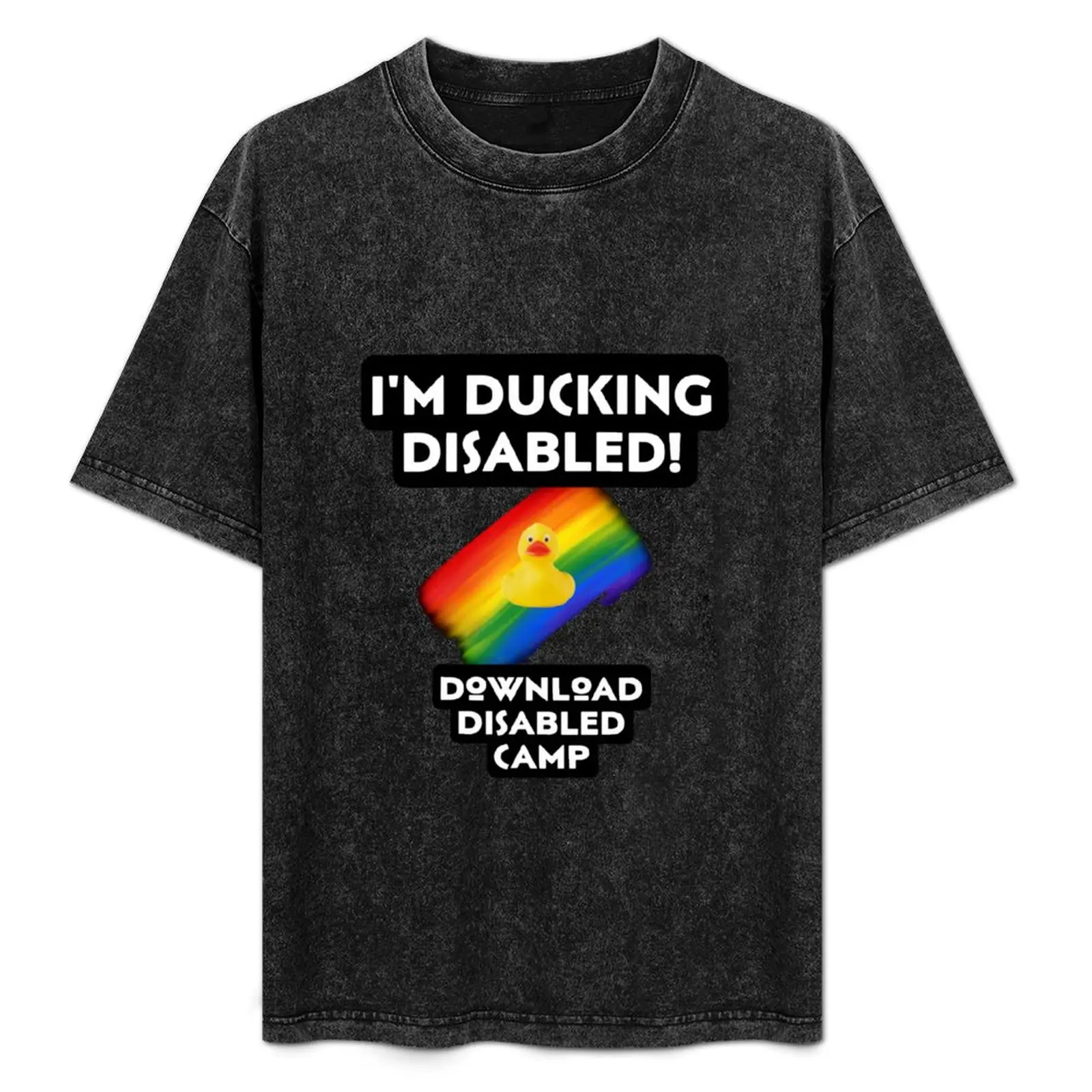 Disability Duck T-Shirt Holiday Party T-Shirt for Men
Disability Duck T-Shirt Holiday Party T-Shirt for Men