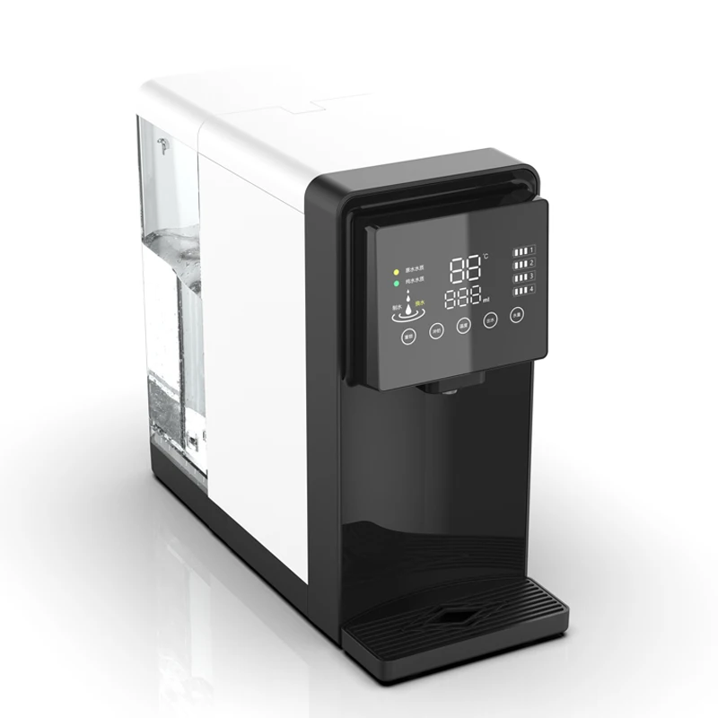 Desktop mini water purifier with filters water filtration dispenser drinking water filter machine
Desktop mini water purifier with filters water filtration dispenser drinking water filter machine
