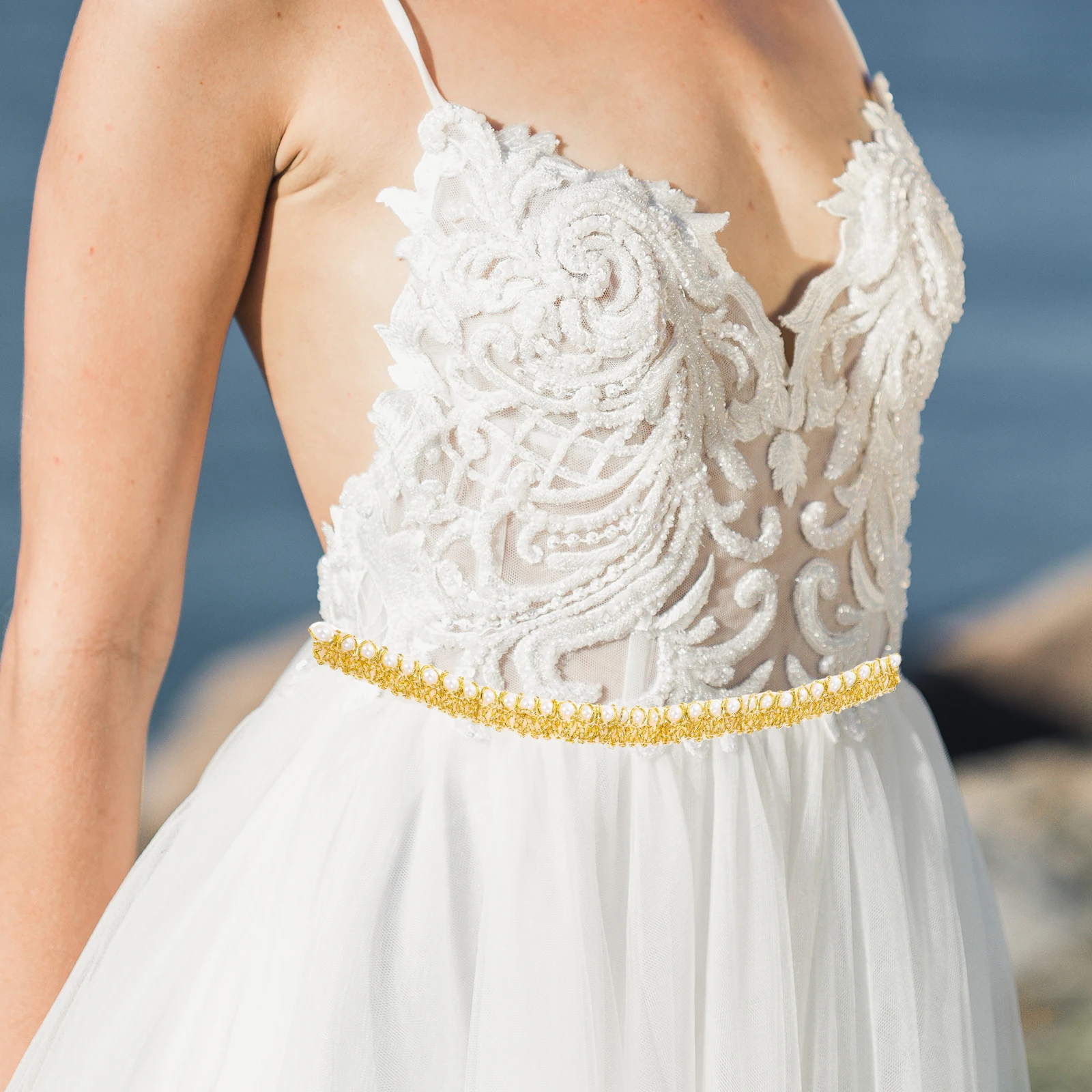 Elegant Pearl Trim For Clothing Diy Sewing Trims Skirt Collar Decorative Lace Ribbon Craft Supplies Hand-Made Clothes Decoration 
Elegant Pearl Trim For Clothing Diy Sewing Trims Skirt Collar Decorative Lace Ribbon Craft Supplies Hand-Made Clothes Decoration