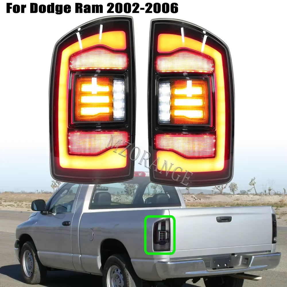 Tail Lights for Dodge Ram 2002 - 2006 Rear Lamps Driving Brake Reversing Turn Signal Lamps cars accessories 55077348AF-PFM
Tail Lights for Dodge Ram 2002 - 2006 Rear Lamps Driving Brake Reversing Turn Signal Lamps cars accessories 55077348AF-PFM