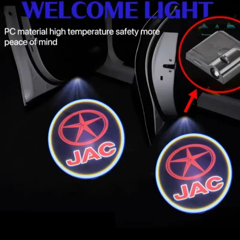 2PCS LED Lamp Car Door Badge Light Projector Courtesy For JAC S3 S5 A30 A13 T8 6 M2 Ghost Shadow Welcome Lamps Car Accessories
2PCS LED Lamp Car Door Badge Light Projector Courtesy For JAC S3 S5 A30 A13 T8 6 M2 Ghost Shadow Welcome Lamps Car Accessories