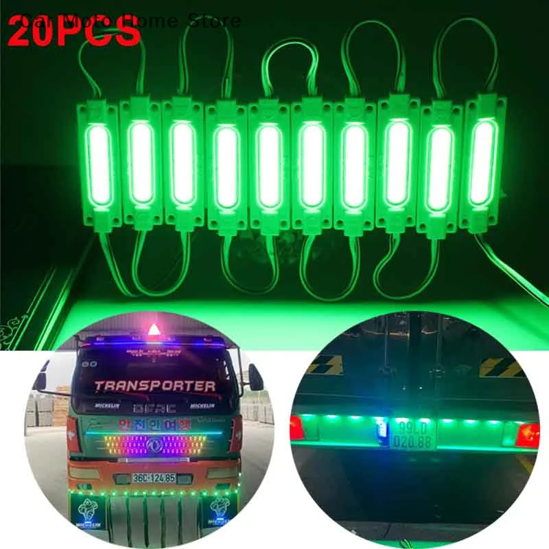 20Pcs COB Led Beacon For Bus Truck Trailer Vehicles Signaling Advertising Luminous 12V Stop Led Injection With Lens Module Light
20Pcs COB Led Beacon For Bus Truck Trailer Vehicles Signaling Advertising Luminous 12V Stop Led Injection With Lens Module Light