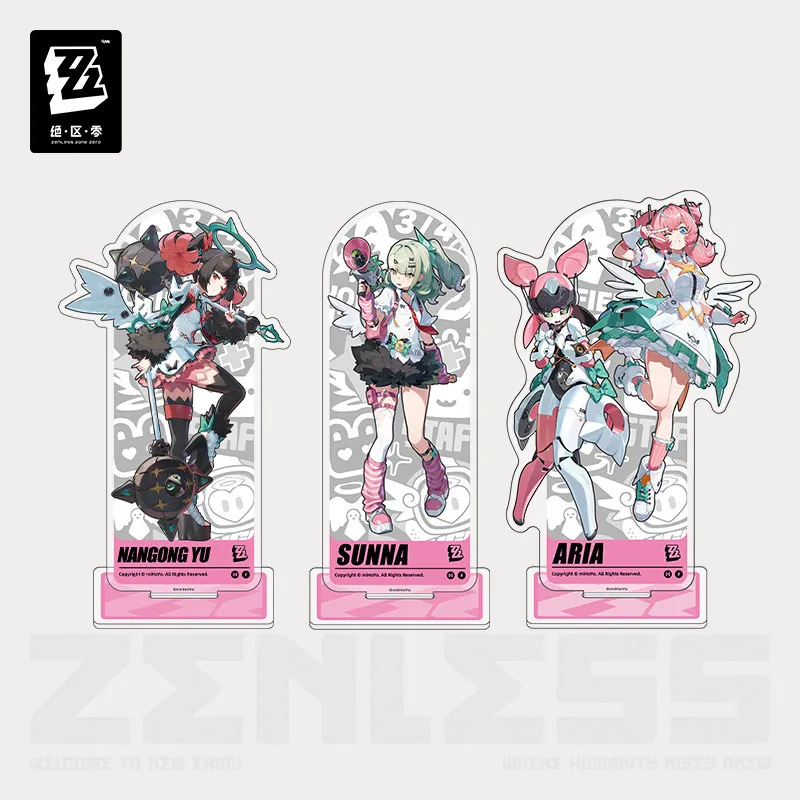 Official Zenless Zone Zero Sunna Aria Nangong Yu Illustration Series Acrylic Stand Set Angels of Delusion Cosplay accessories
Official Zenless Zone Zero Sunna Aria Nangong Yu Illustration Series Acrylic Stand Set Angels of Delusion Cosplay accessories