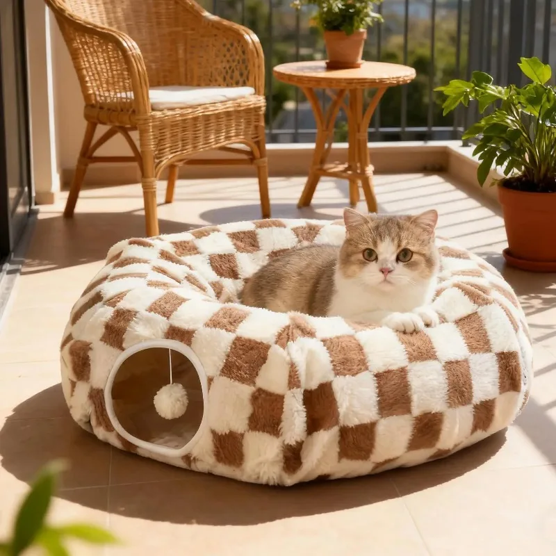 Cat Play Tunnel Washable Nest with Removable Cushion Cute Cat Bed Tunnel Toys for Kitten Pupp Pet
Cat Play Tunnel Washable Nest with Removable Cushion Cute Cat Bed Tunnel Toys for Kitten Pupp Pet