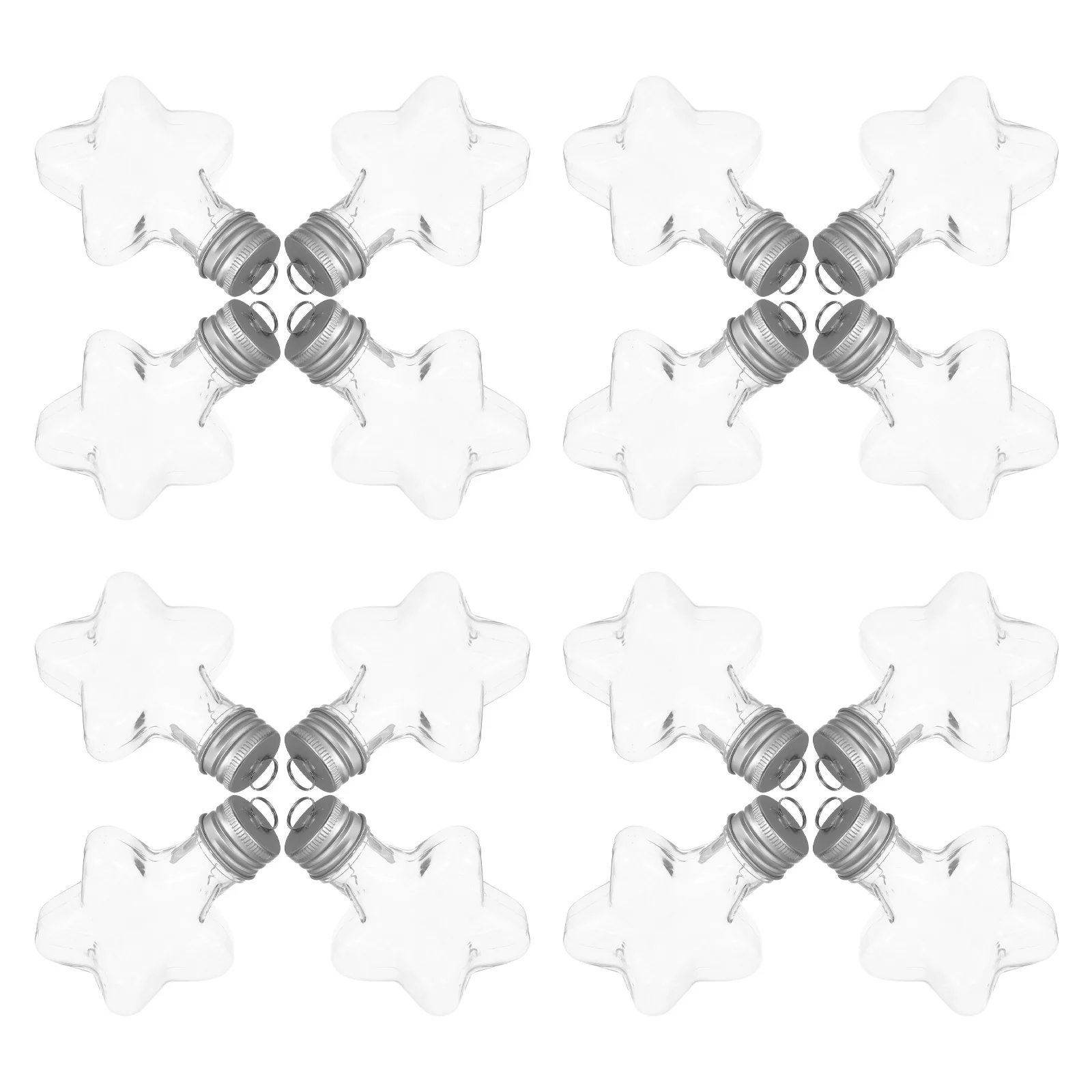 20pcs Star Shape Fillable Baubles Clear Plastic Hanging Ornaments For Diy Craft Christmas Decorations Reusable Wishing Bottle
20pcs Star Shape Fillable Baubles Clear Plastic Hanging Ornaments For Diy Craft Christmas Decorations Reusable Wishing Bottle