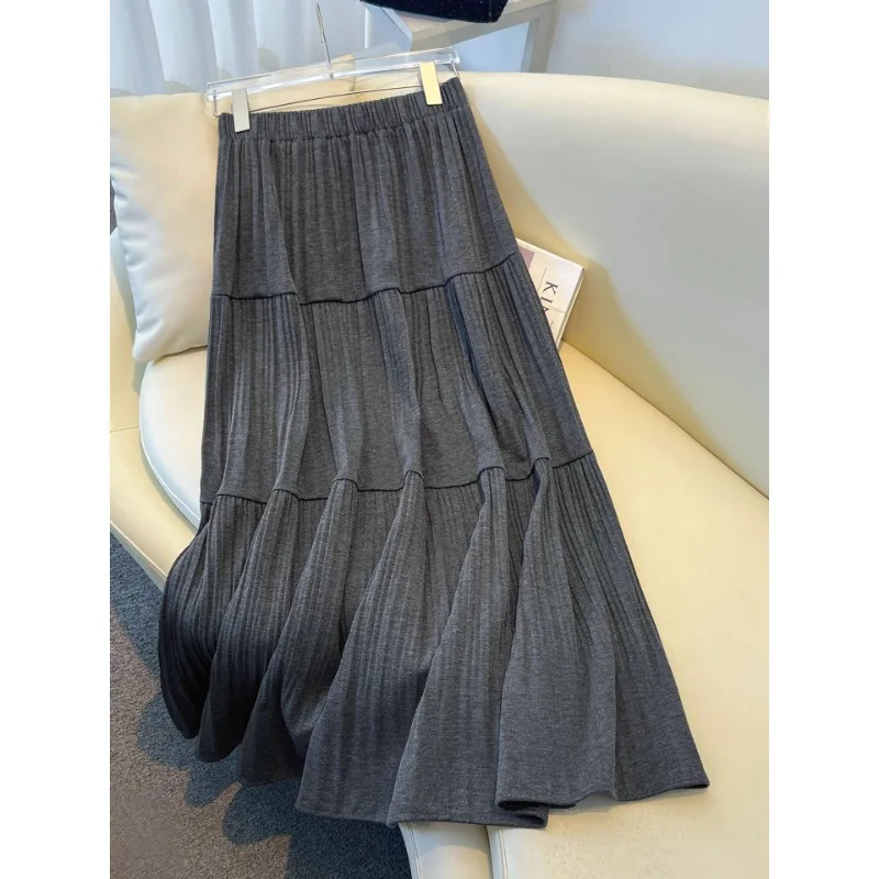 Gray Midi Skirt for Women, and Winter, Elegant A-Line Skirt, , Petite Umbrella Skirt
Gray Midi Skirt for Women, and Winter, Elegant A-Line Skirt, , Petite Umbrella Skirt