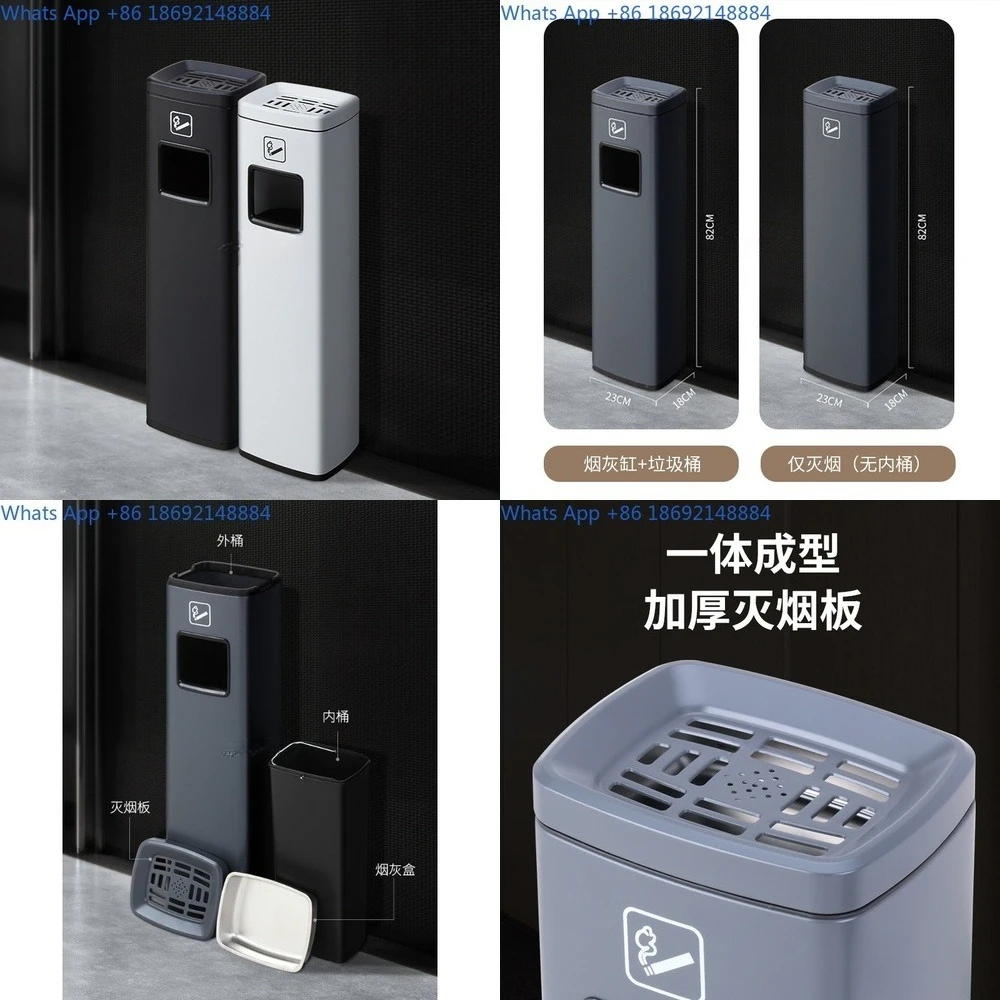 Stainless Steel Standing Ashtray Trash Can for Hotel Lobby Elevator Entrance
Stainless Steel Standing Ashtray Trash Can for Hotel Lobby Elevator Entrance