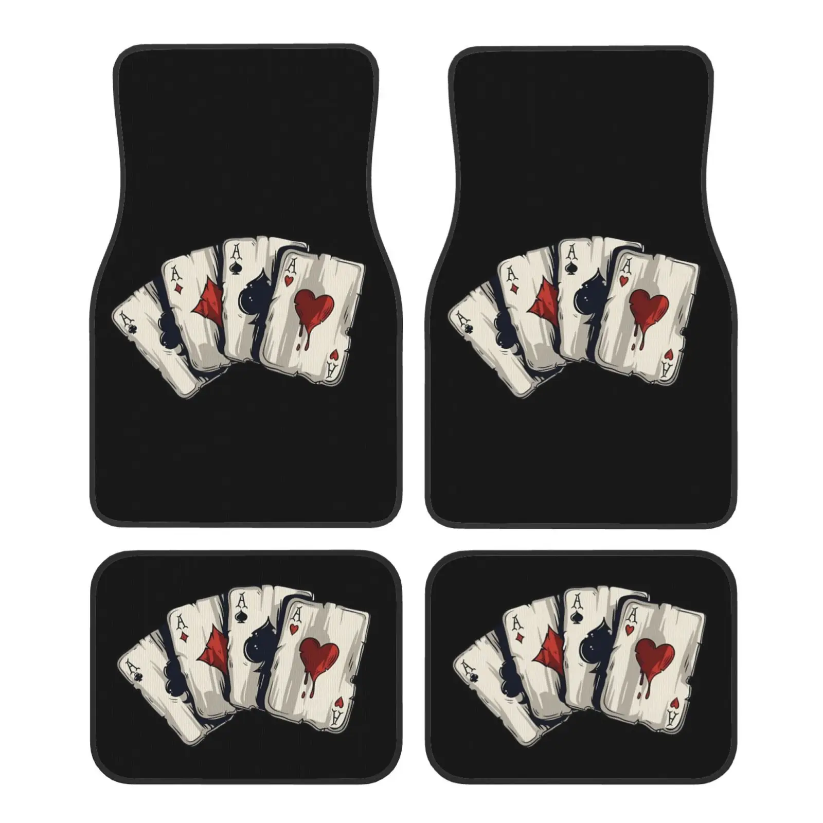 Card Card Printed Pattern Car Floor Mat 4-piece Set Suitable for All Car Floor Mats Car Accessories Crystal Velvet Floor Mats
Card Card Printed Pattern Car Floor Mat 4-piece Set Suitable for All Car Floor Mats Car Accessories Crystal Velvet Floor Mats