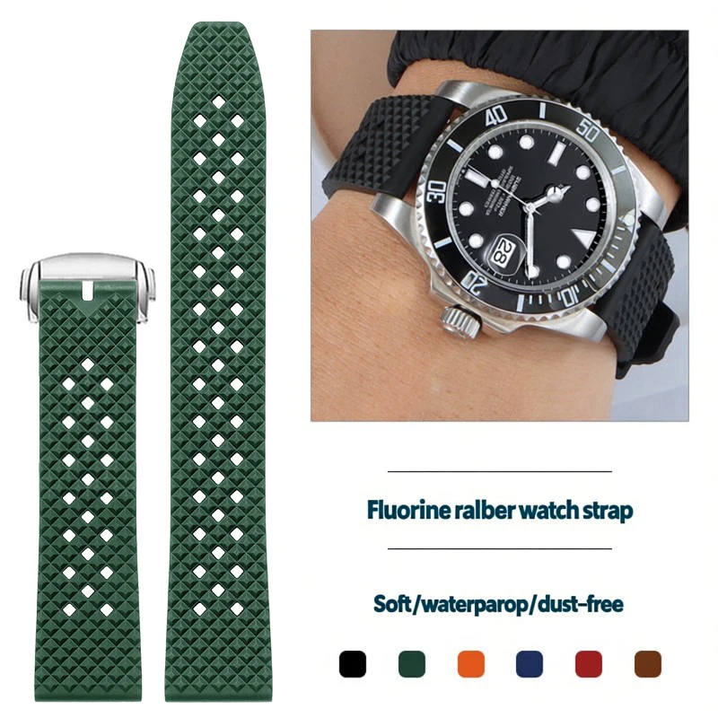 Дышащий ремешок для часов из FKM для Omega SPEEDMASTER SEAMASTER RADO CAPTAIN COOK, ремешок для дайверских часов, сменные ремешки для часов, складная застежка.
Дышащий ремешок для часов из FKM для Omega SPEEDMASTER SEAMASTER RADO CAPTAIN COOK, ремешок для дайверских часов, сменные ремешки для часов, складная застежка.