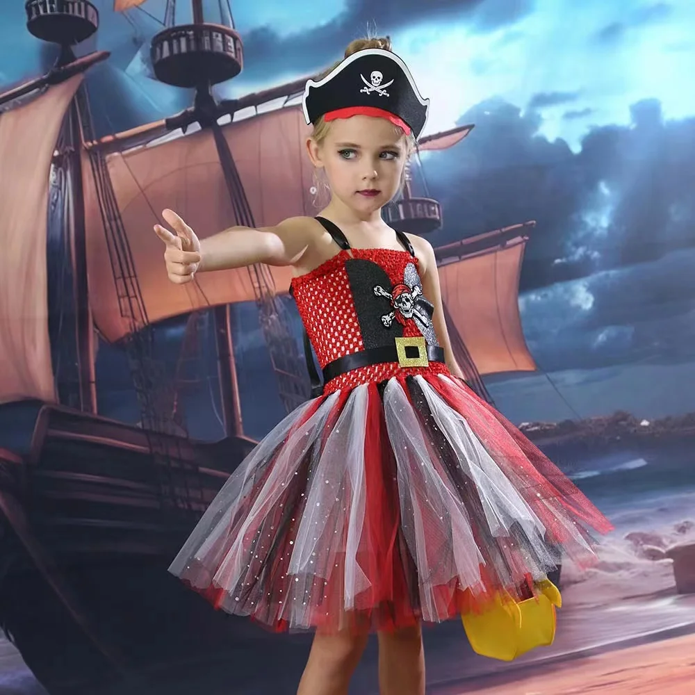 2023 Halloween Children's Clothing Pirate Cosplay Dress Festival Masquerade Events Party Girls Kids Tutu Skirt Halloween Gifts
2023 Halloween Children's Clothing Pirate Cosplay Dress Festival Masquerade Events Party Girls Kids Tutu Skirt Halloween Gifts