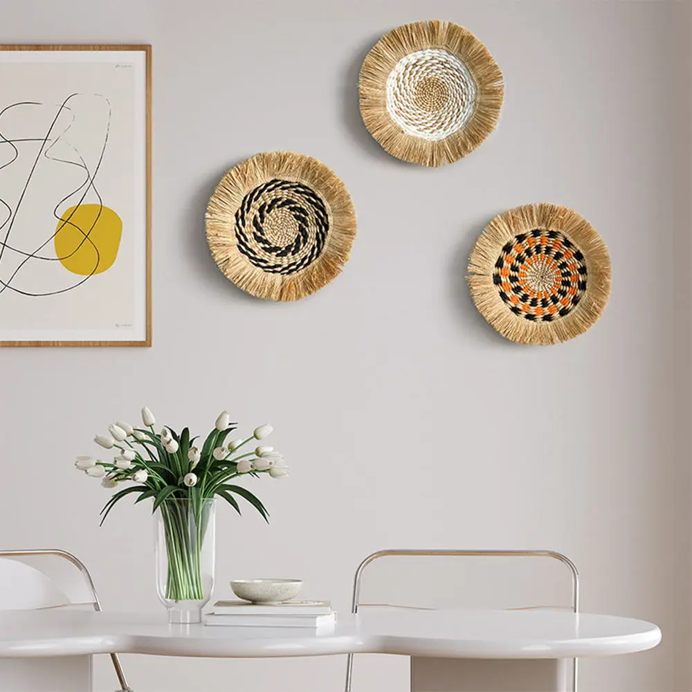 Bohemian Style Wall Basket Hanging Decor Handmade Wall Decor Woven Rattan Baskets Wall Hanging Decor Wall Basket Decor
Bohemian Style Wall Basket Hanging Decor Handmade Wall Decor Woven Rattan Baskets Wall Hanging Decor Wall Basket Decor