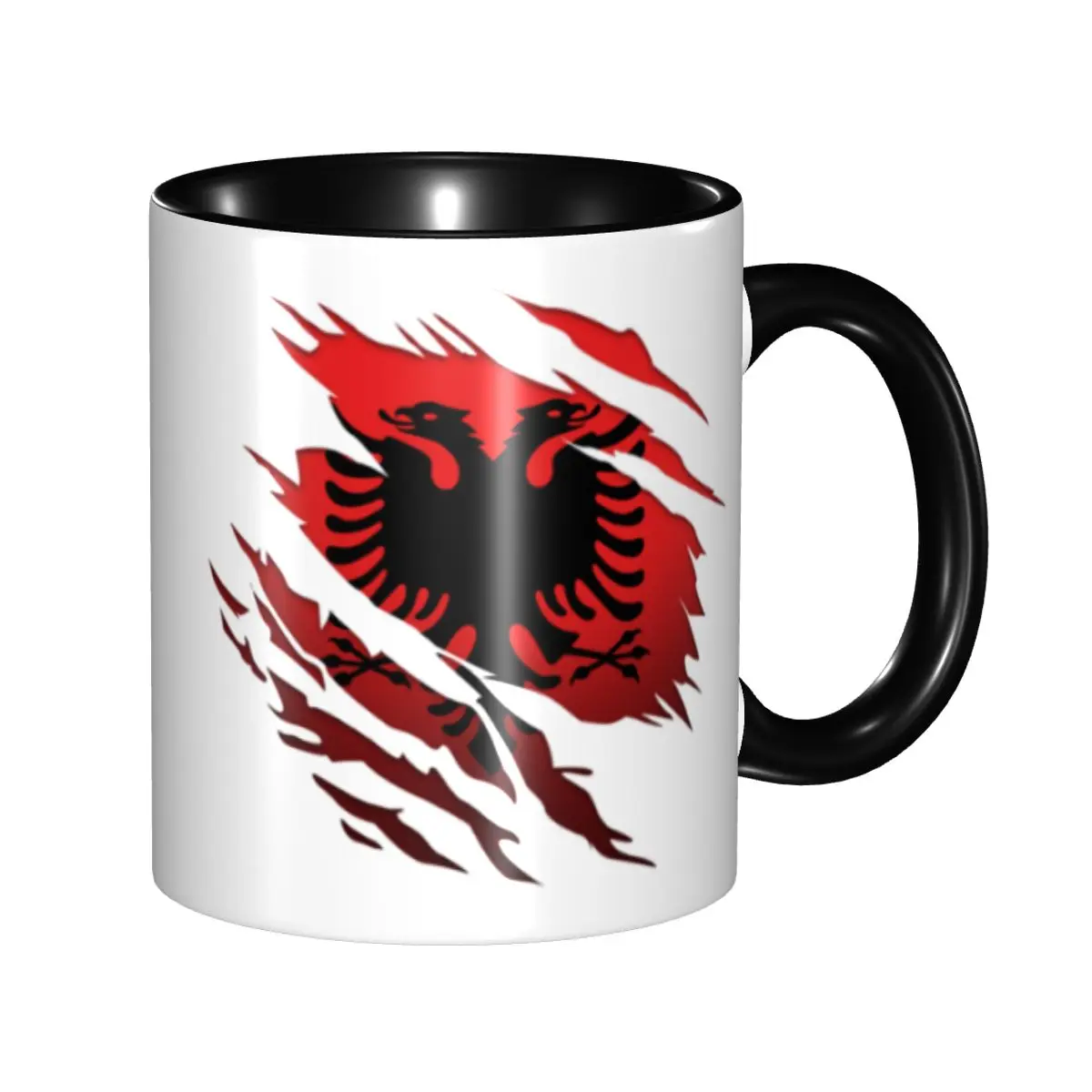 Customized Albanians Flag Albania Eagle Mugs DIY Ceramic Tea Milk Coffee Cup
Customized Albanians Flag Albania Eagle Mugs DIY Ceramic Tea Milk Coffee Cup