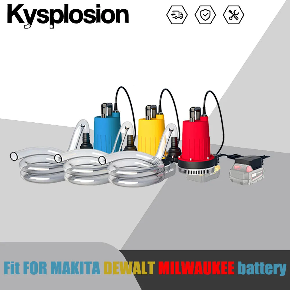 Submersible Water Pump Aquarium Circulating Filter bottom suction pump Fish tank Water pump FOR DEWAL/MAKITA/MILWAUKEE battery
Submersible Water Pump Aquarium Circulating Filter bottom suction pump Fish tank Water pump FOR DEWAL/MAKITA/MILWAUKEE battery