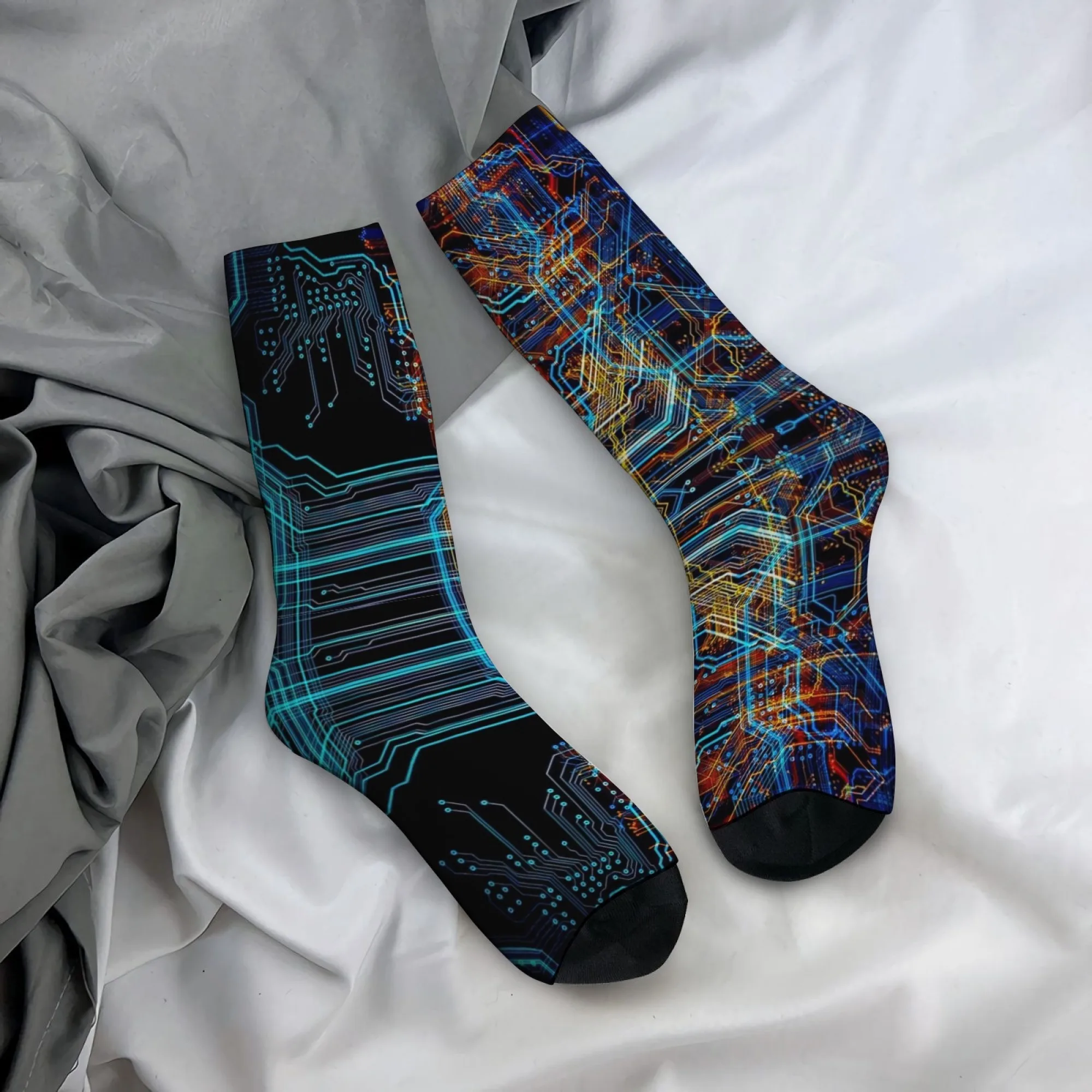 Cyberpunk Style Socks Street Novelty Funny Circuit Grid Men's Socks Comfortable Soft Non-slip Breathable Casual Socks Gifts
Cyberpunk Style Socks Street Novelty Funny Circuit Grid Men's Socks Comfortable Soft Non-slip Breathable Casual Socks Gifts
