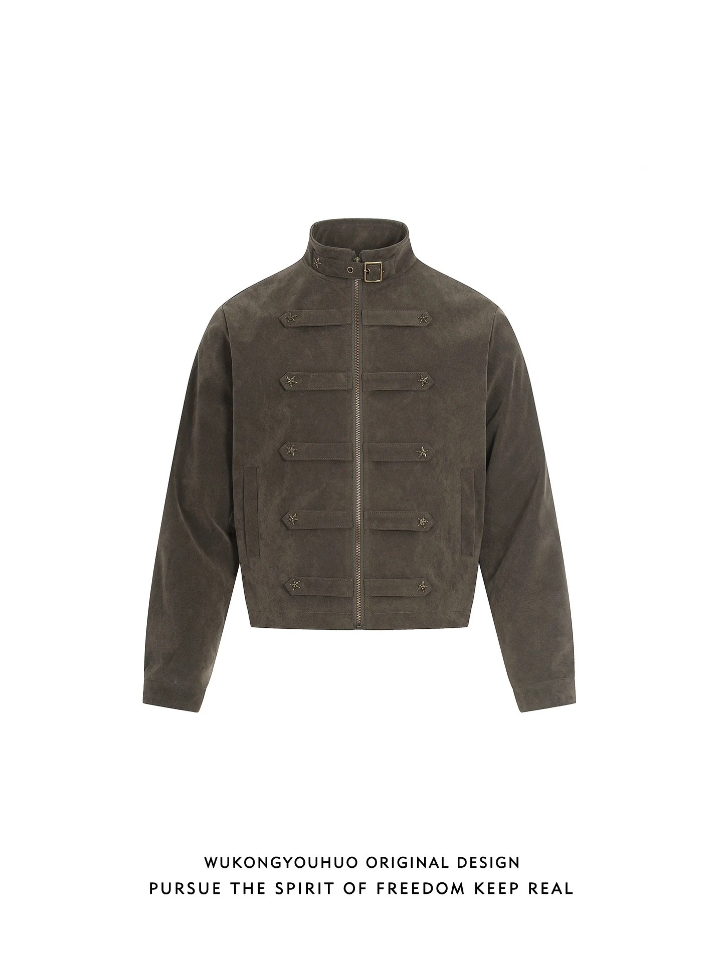 American Retro Faux Leather Stand Collar ort Jaet ex Casual Star Rivet Couple Leisure Coat Youth ular Spring Outer...
American Retro Faux Leather Stand Collar ort Jaet ex Casual Star Rivet Couple Leisure Coat Youth ular Spring Outer...