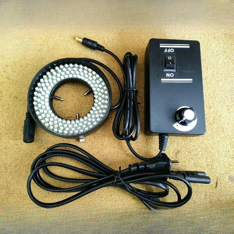 Microscope LED Light Illuminator 144LED Ring Light White Ring Lamp with Adapter 90V-240V Inner Diameter 61mm for Microscope
Microscope LED Light Illuminator 144LED Ring Light White Ring Lamp with Adapter 90V-240V Inner Diameter 61mm for Microscope