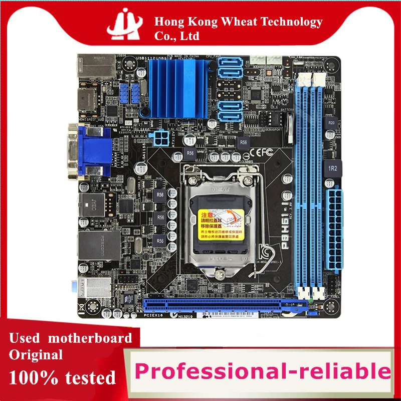 For Intel Used For H61 P8H61-I motherboard original LGA 1155 DDR3 16GB For USB2.0 SATA2 Desktop Mainboard
For Intel Used For H61 P8H61-I motherboard original LGA 1155 DDR3 16GB For USB2.0 SATA2 Desktop Mainboard