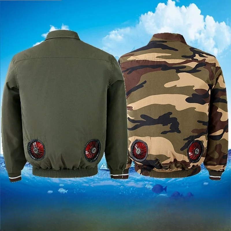 Summer Camouflage Jaet Air Conditioning Suit Outdoor High Temperature Heatstroke Proof Welding Construction Cooling Labor P...
Summer Camouflage Jaet Air Conditioning Suit Outdoor High Temperature Heatstroke Proof Welding Construction Cooling Labor P...