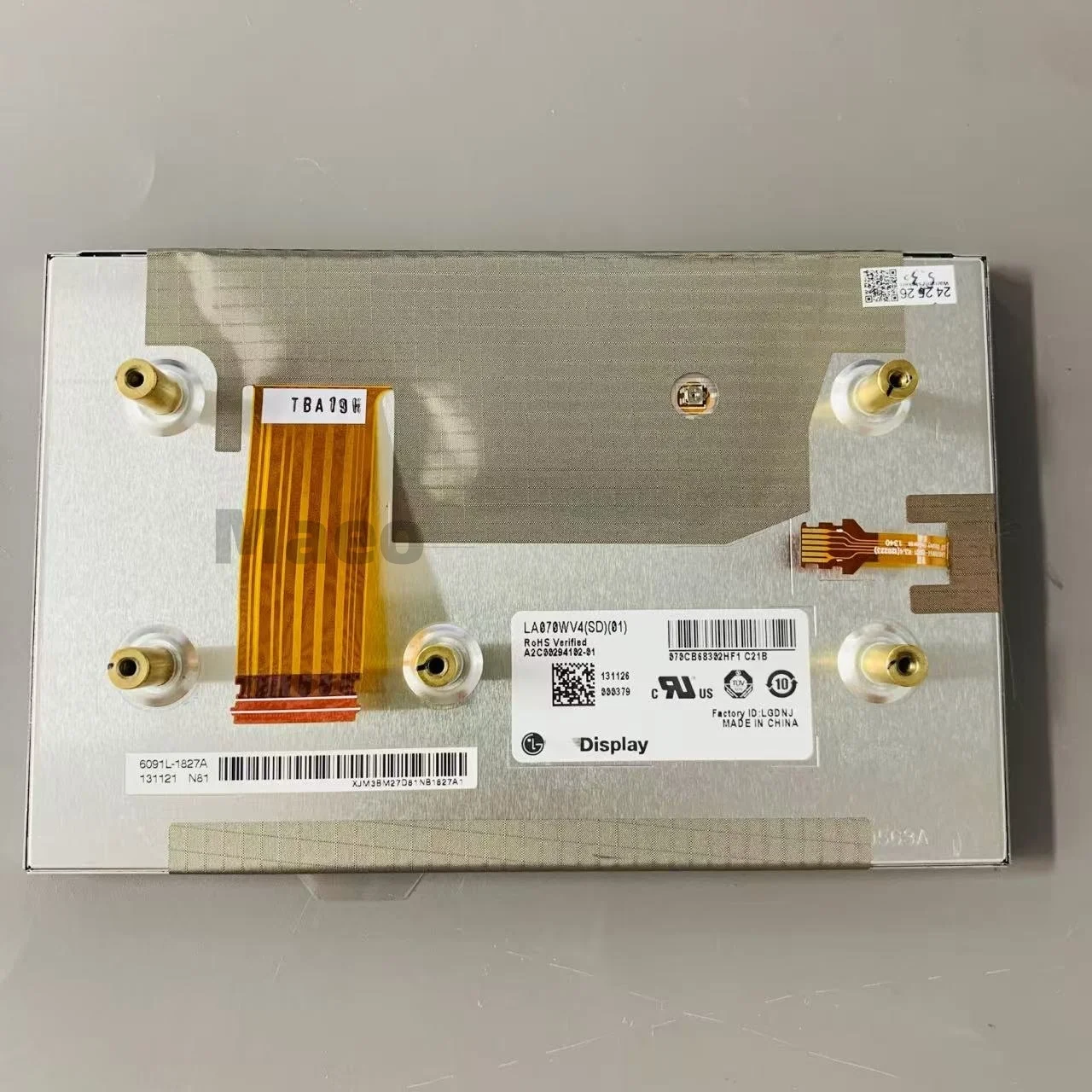 7-дюймовый экран LA070WV4 SD 01 LA070WV4 (SD)(01) LA070WV4-(SD)01 для замены Mercedes
7-дюймовый экран LA070WV4 SD 01 LA070WV4 (SD)(01) LA070WV4-(SD)01 для замены Mercedes