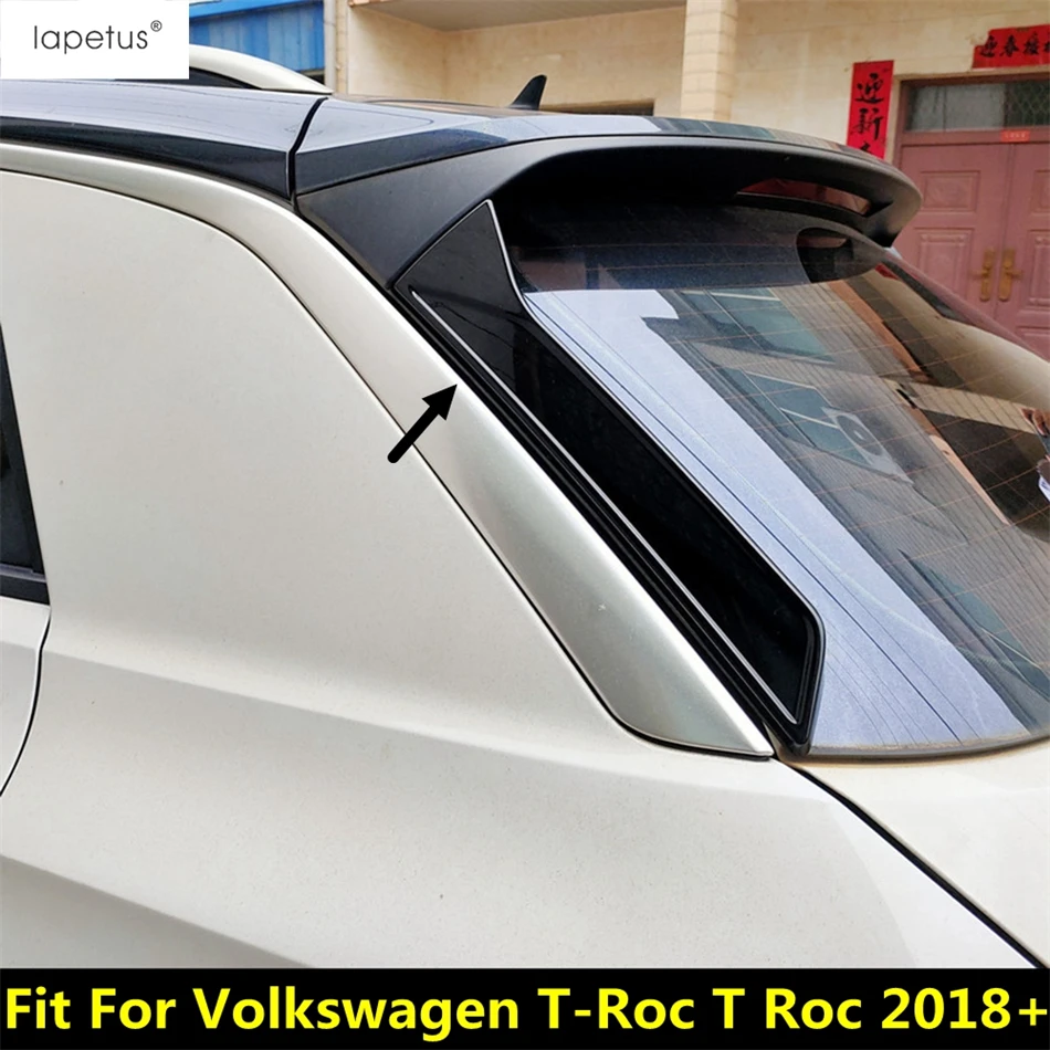 Black Car Rear Window Side Spoiler Panel Decoration Cover Trim For Volkswagen T-Roc T Roc 2018 - 2024 ABS Accessories Exterior
Black Car Rear Window Side Spoiler Panel Decoration Cover Trim For Volkswagen T-Roc T Roc 2018 - 2024 ABS Accessories Exterior