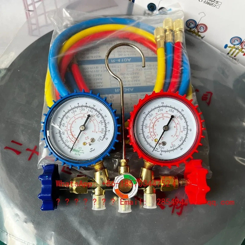 Automotive Air Conditioner R134a Double Gauge Valve Set Refrigerant Automotive Air Conditioner Fluoride Tool
Automotive Air Conditioner R134a Double Gauge Valve Set Refrigerant Automotive Air Conditioner Fluoride Tool
