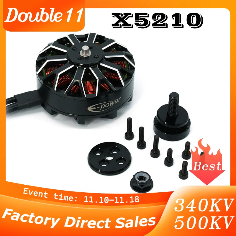 E-Power 1pcs X5210 Motors 5210 340KV 500KV Brushless Motor Parts For FPV Multirotor Low noise RC Helicopters Toy Accessorys
E-Power 1pcs X5210 Motors 5210 340KV 500KV Brushless Motor Parts For FPV Multirotor Low noise RC Helicopters Toy Accessorys