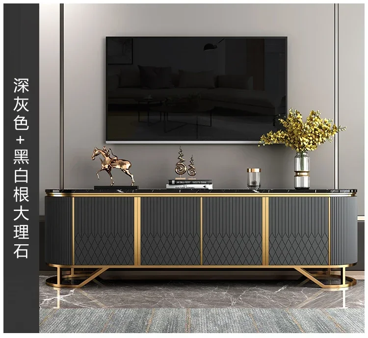 Affordable Luxury Style TV Cabinet and Tea Table Combination Simple Modern Living Room Floor Cabinet Marble
Affordable Luxury Style TV Cabinet and Tea Table Combination Simple Modern Living Room Floor Cabinet Marble