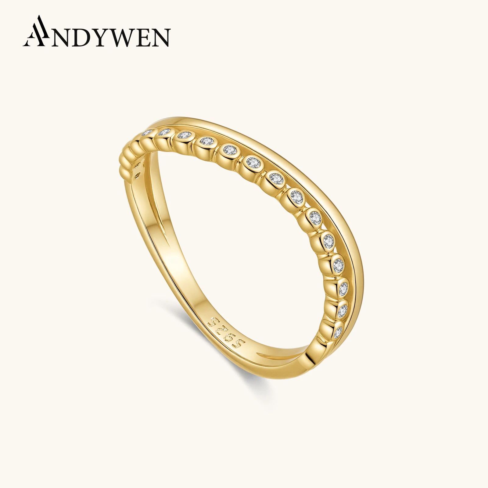 ANDYWEN 925 Sterling Silver Two Thin Line Round Zircon CZ Irregular Ring 2025 New Arrivals for Women Everyday Luxury Gift
ANDYWEN 925 Sterling Silver Two Thin Line Round Zircon CZ Irregular Ring 2025 New Arrivals for Women Everyday Luxury Gift